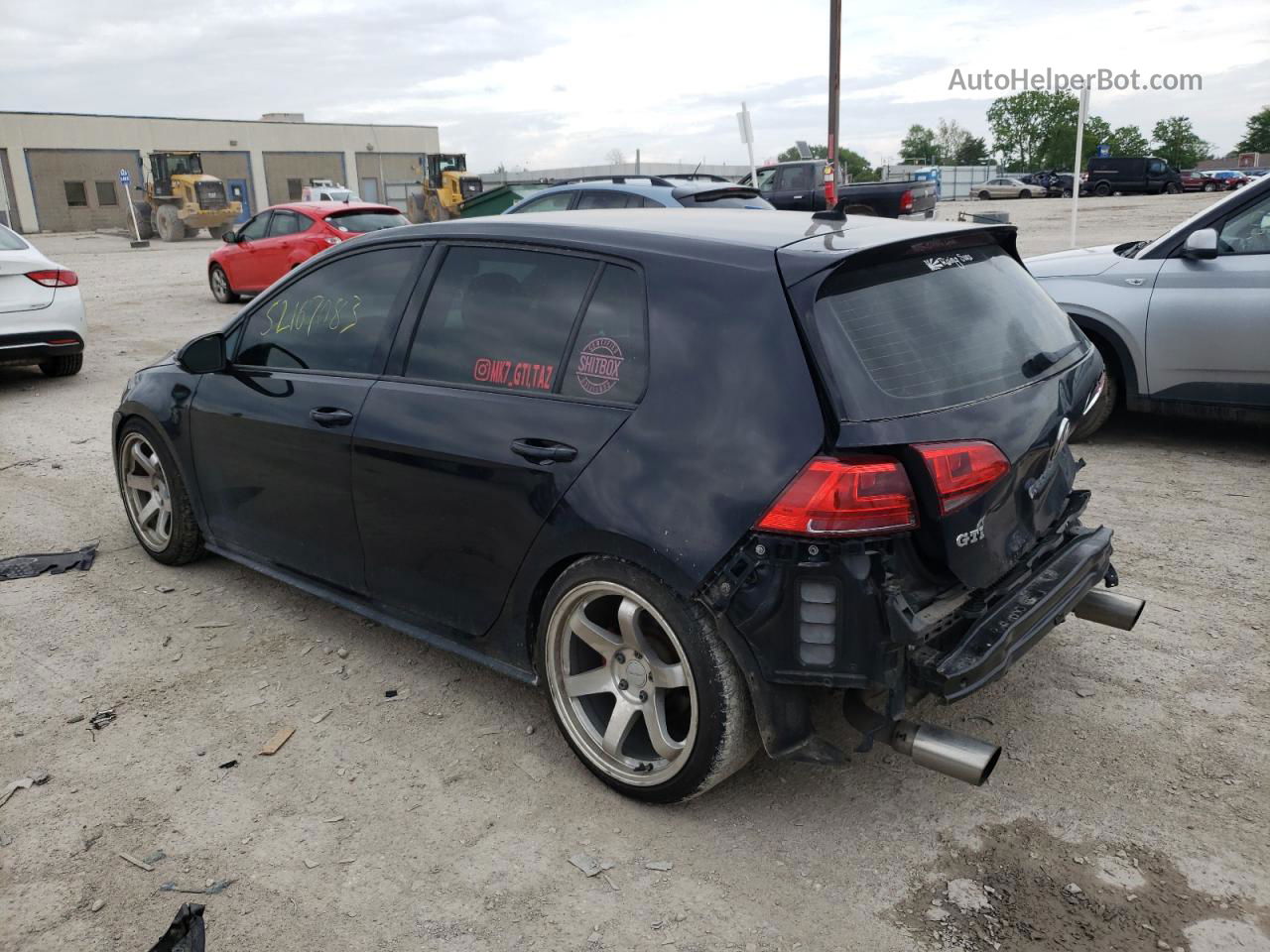 2016 Volkswagen Gti S/se Black vin: 3VW5T7AU1GM008152