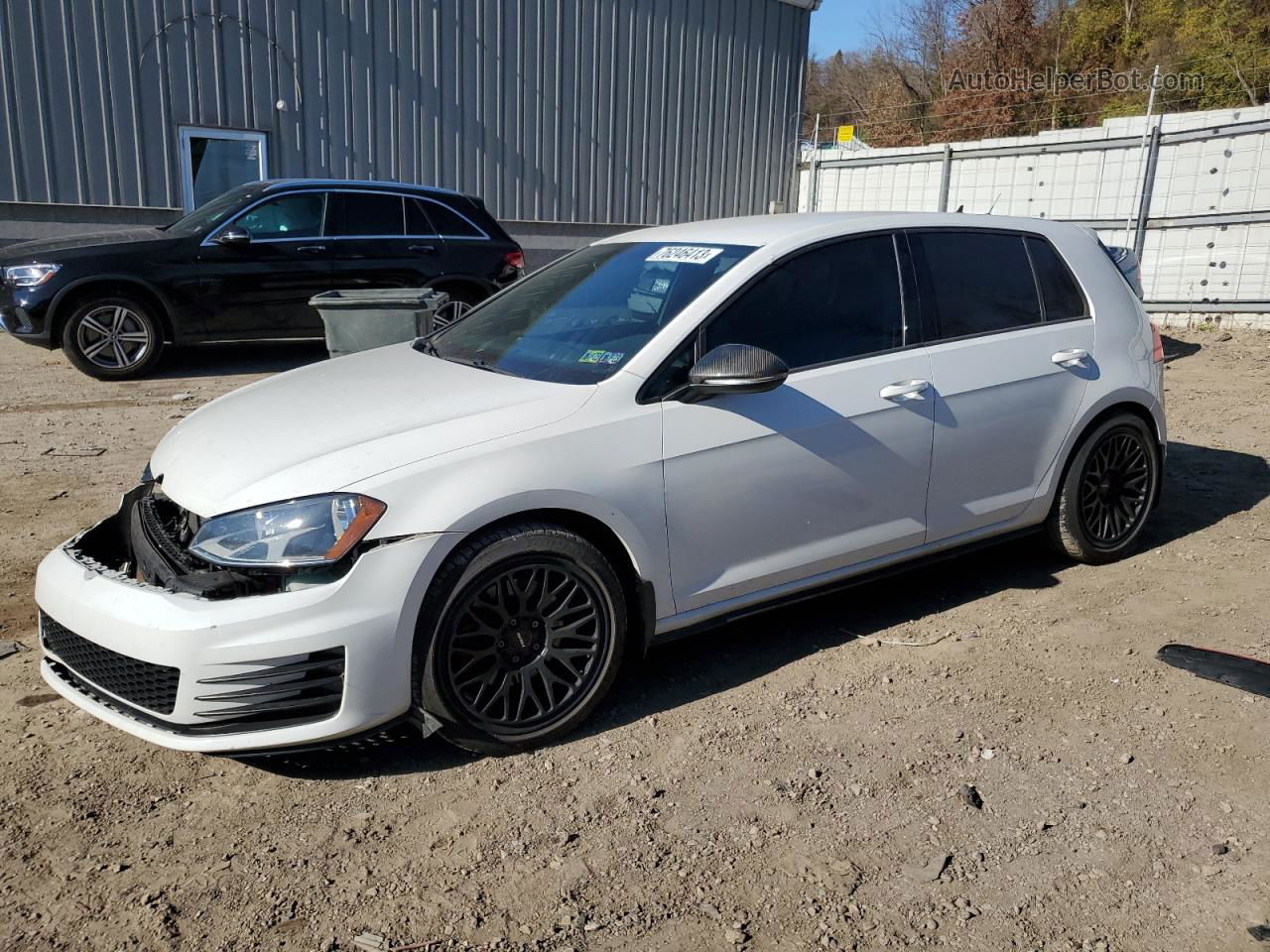 2016 Volkswagen Gti S/se White vin: 3VW5T7AU1GM037442