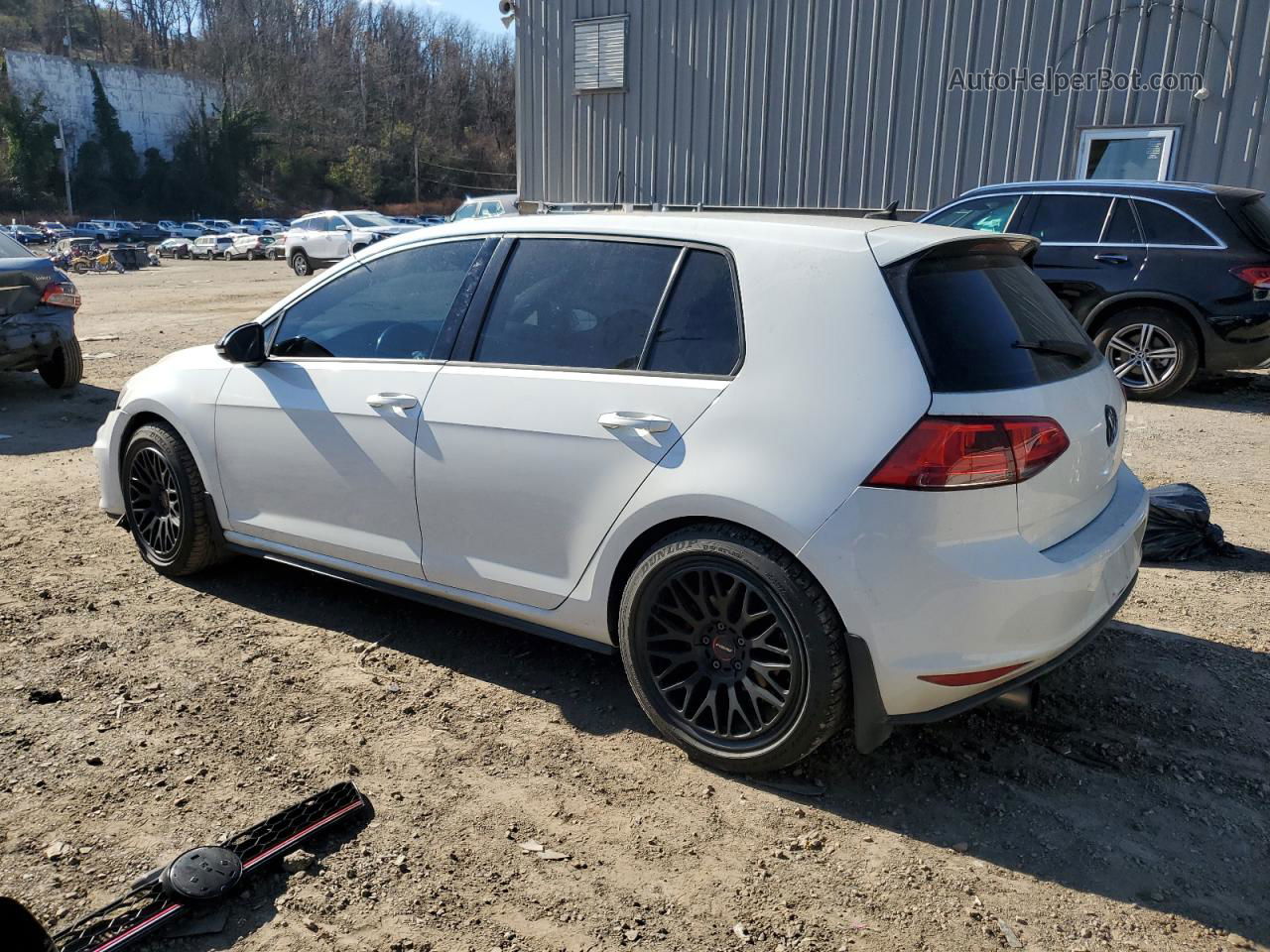 2016 Volkswagen Gti S/se White vin: 3VW5T7AU1GM037442