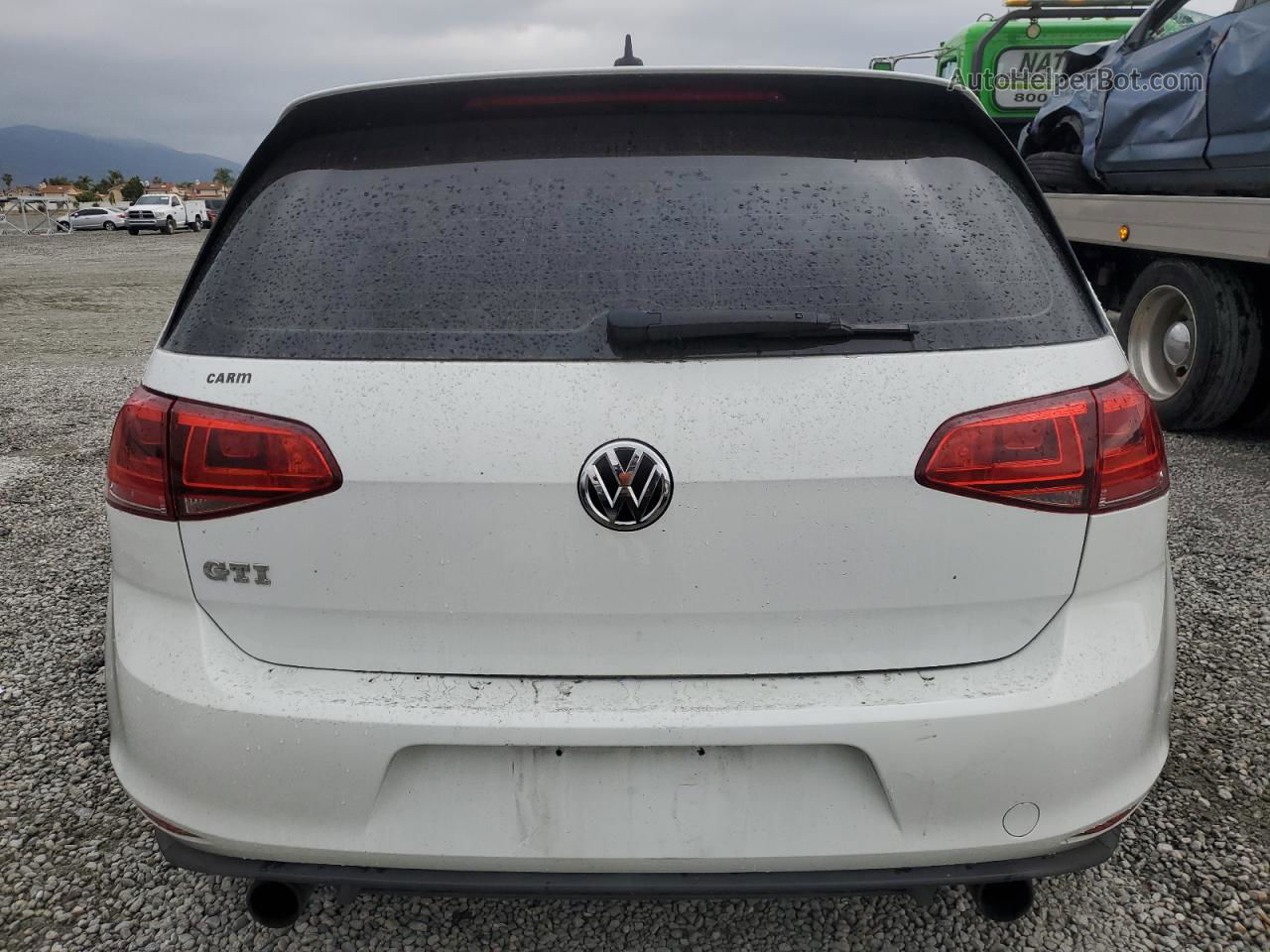 2016 Volkswagen Gti S/se White vin: 3VW5T7AU1GM063748