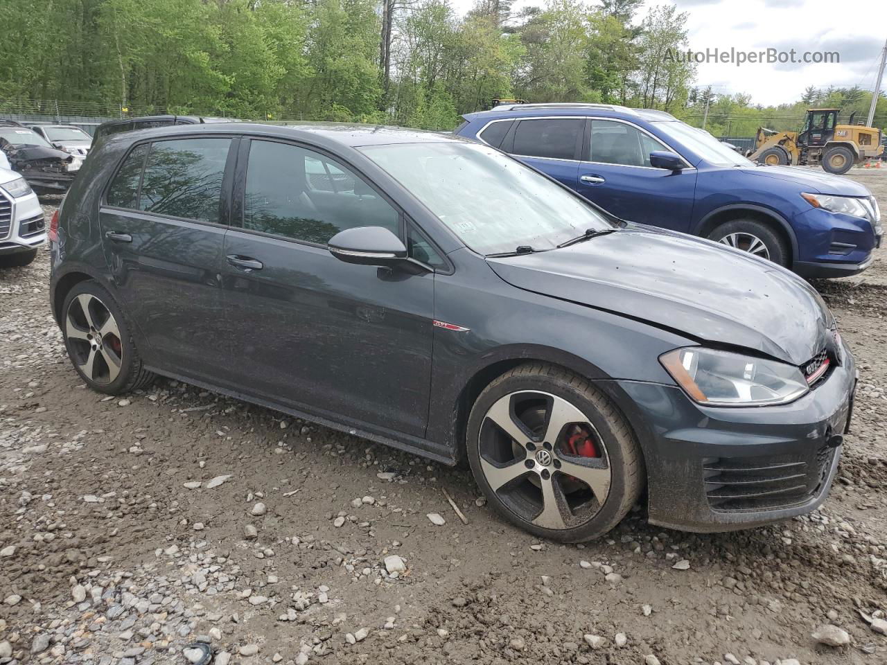 2016 Volkswagen Gti S/se Charcoal vin: 3VW5T7AU1GM065256