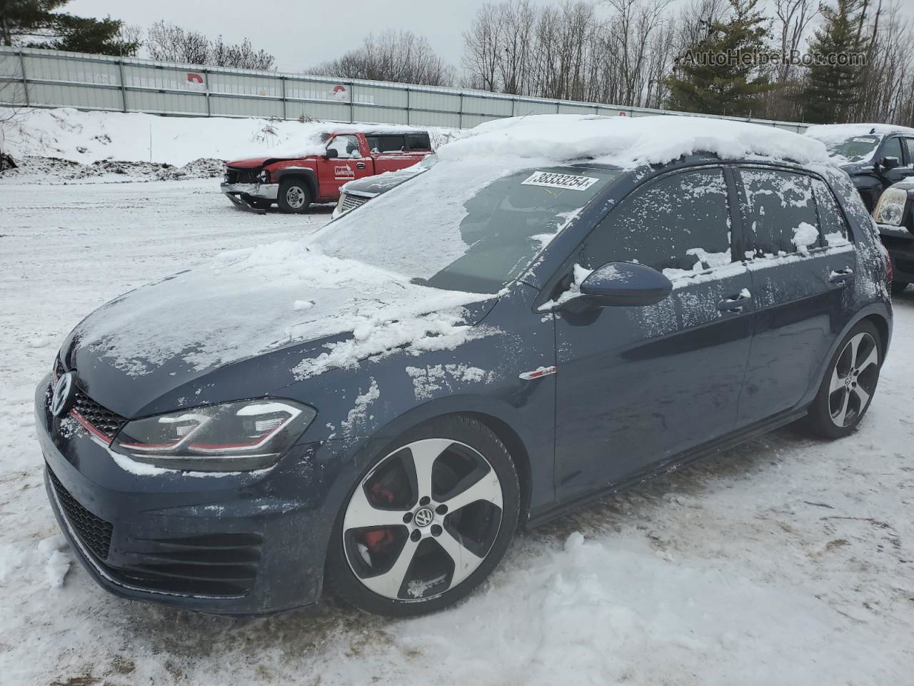 2016 Volkswagen Gti S/se Blue vin: 3VW5T7AU1GM067654