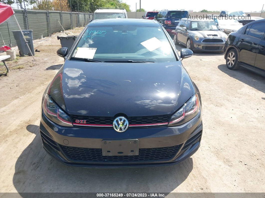 2019 Volkswagen Golf Gti S/se/autobahn Черный vin: 3VW5T7AU1KM010119