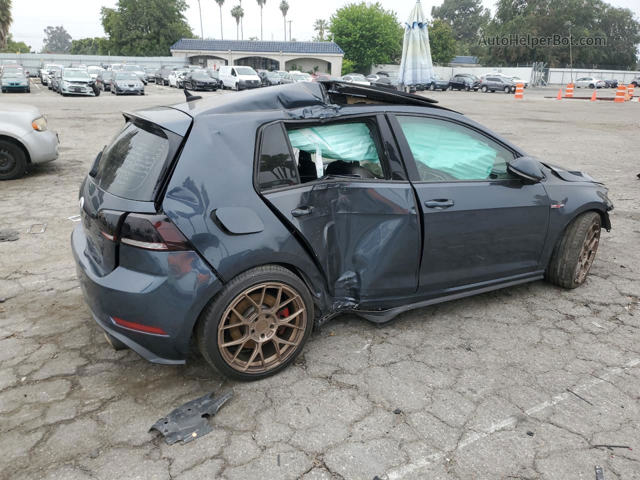 2019 Volkswagen Gti S Charcoal vin: 3VW5T7AU1KM035215