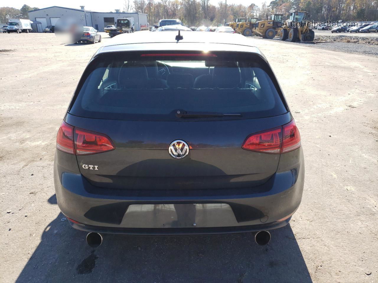 2015 Volkswagen Gti  Угольный vin: 3VW5T7AU2FM001046