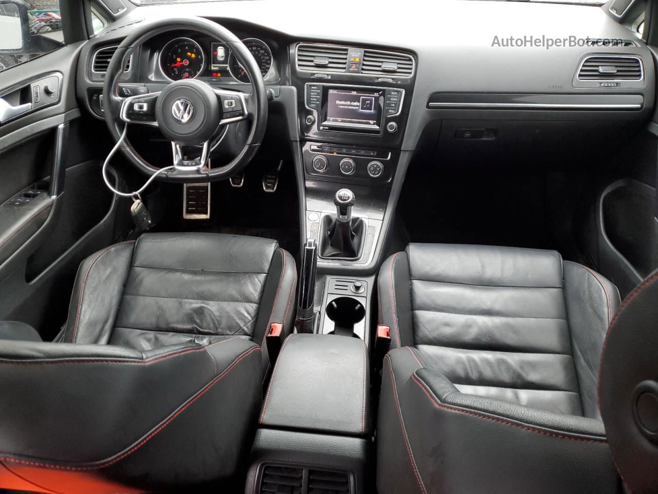 2015 Volkswagen Gti  Белый vin: 3VW5T7AU2FM016503