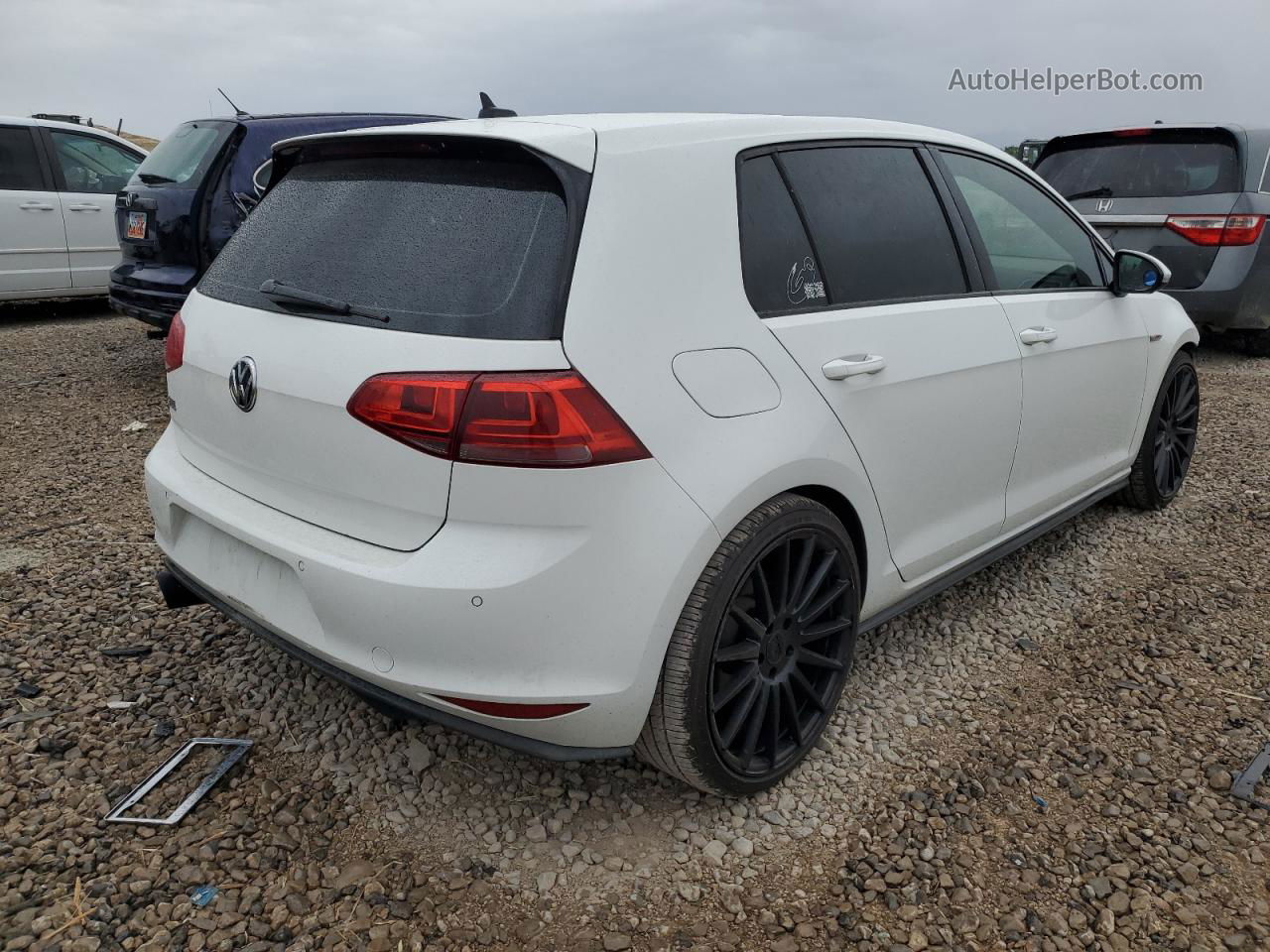 2015 Volkswagen Gti  Белый vin: 3VW5T7AU2FM023063