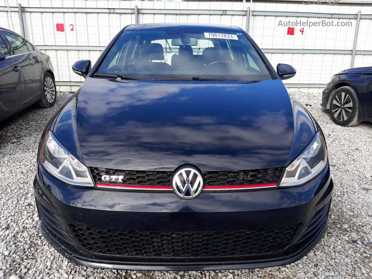 2015 Volkswagen Gti  Черный vin: 3VW5T7AU2FM030921