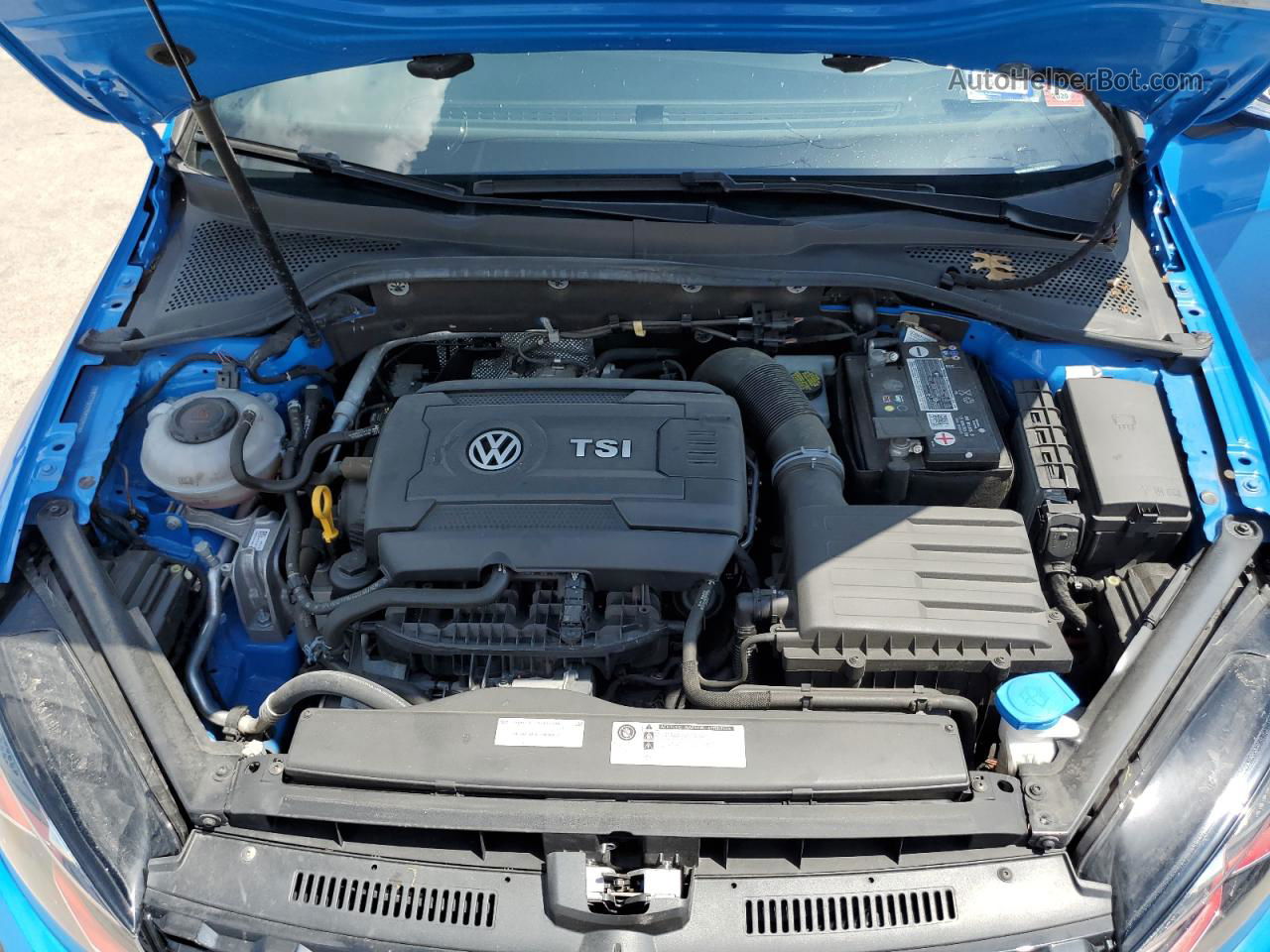 2019 Volkswagen Gti S Blue vin: 3VW5T7AU2KM009190