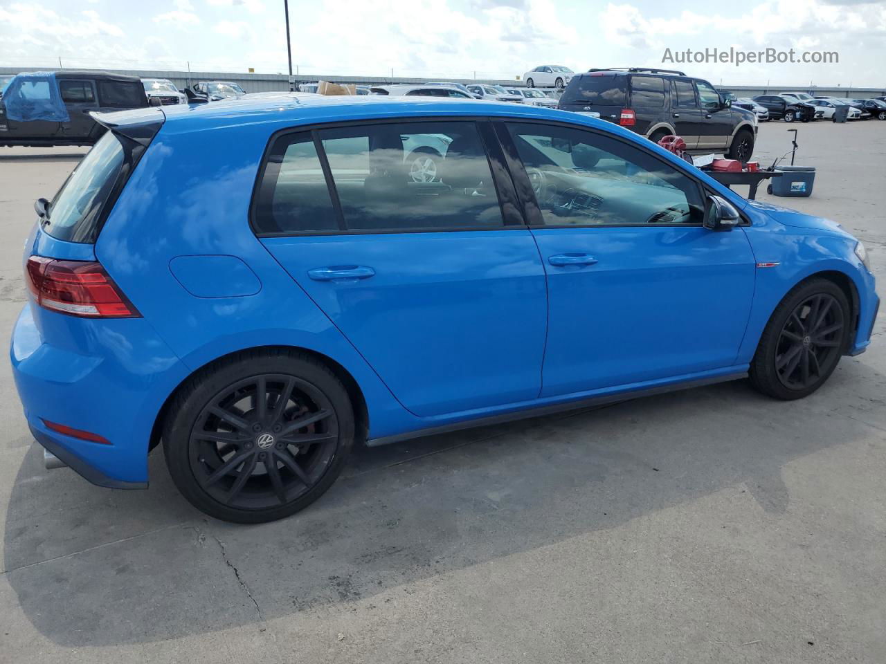 2019 Volkswagen Gti S Blue vin: 3VW5T7AU2KM009190