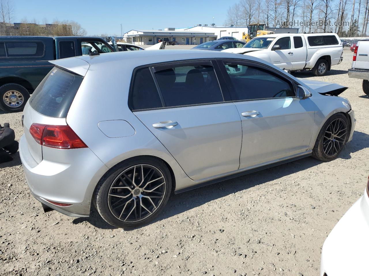 2015 Volkswagen Gti  Silver vin: 3VW5T7AU3FM035948