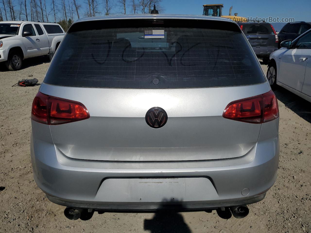 2015 Volkswagen Gti  Серебряный vin: 3VW5T7AU3FM035948