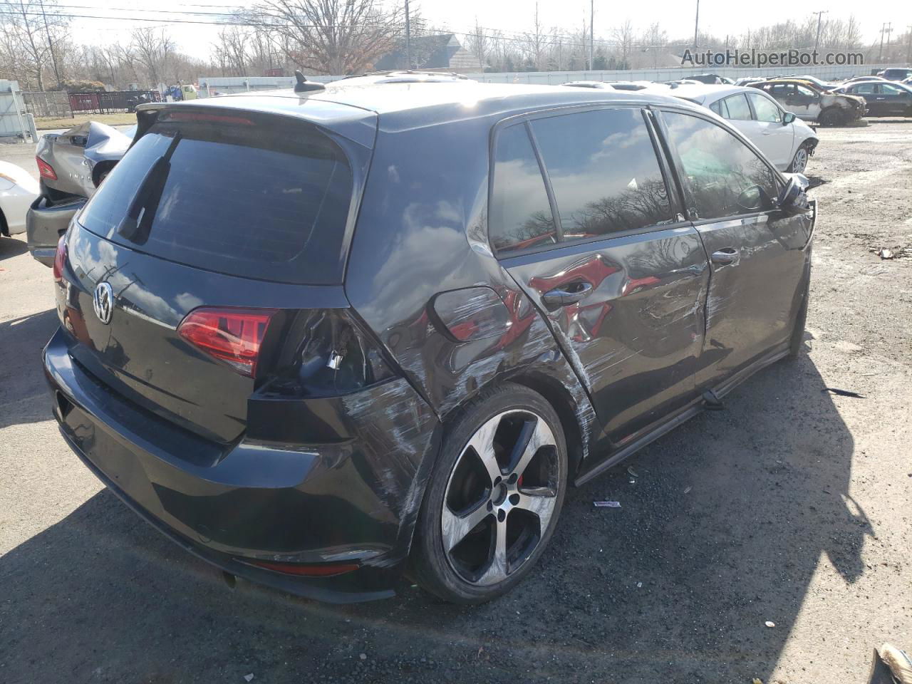 2015 Volkswagen Gti  Серый vin: 3VW5T7AU3FM073583