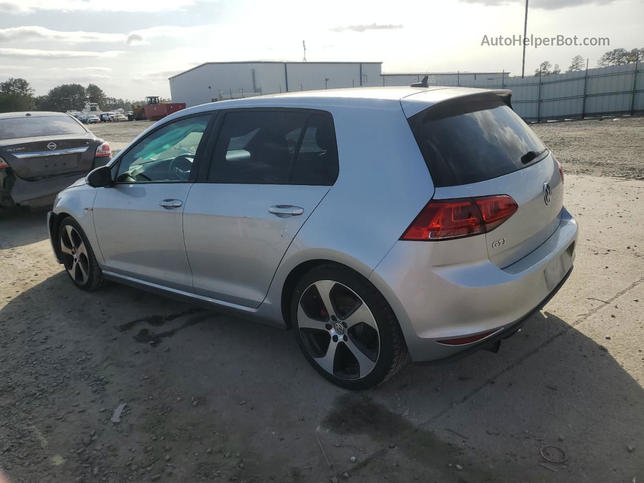 2015 Volkswagen Gti  Silver vin: 3VW5T7AU3FM083966