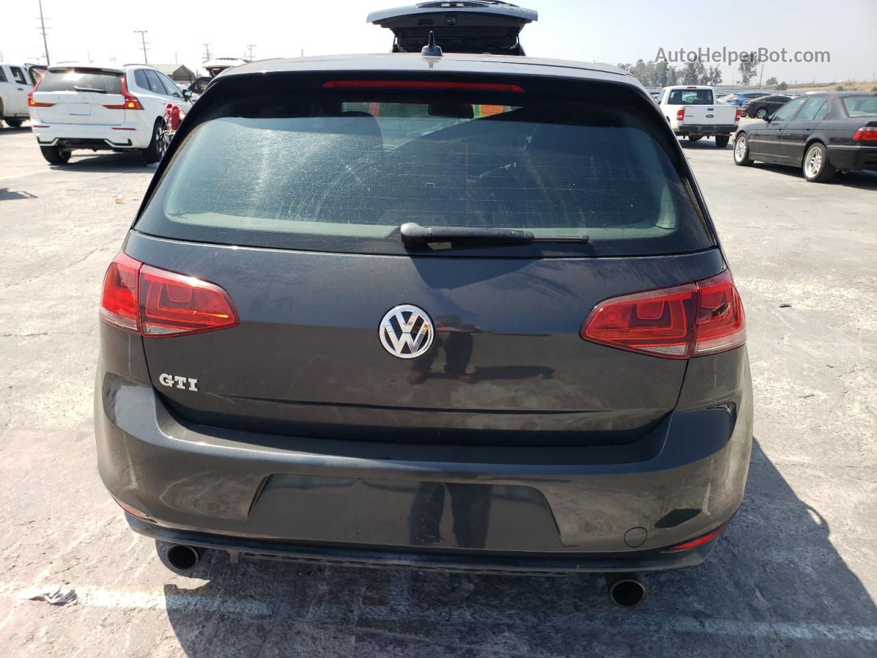 2015 Volkswagen Gti  Charcoal vin: 3VW5T7AU3FM104413