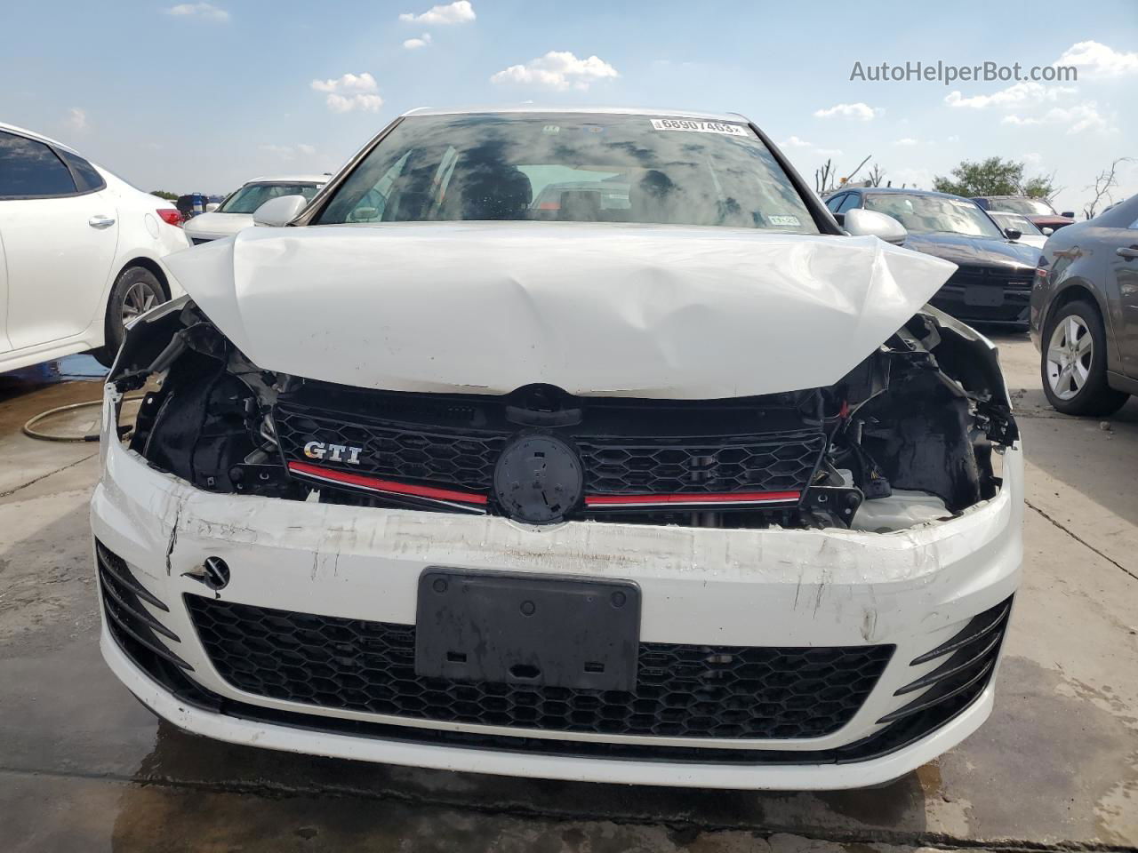 2016 Volkswagen Gti S/se Белый vin: 3VW5T7AU3GM022439