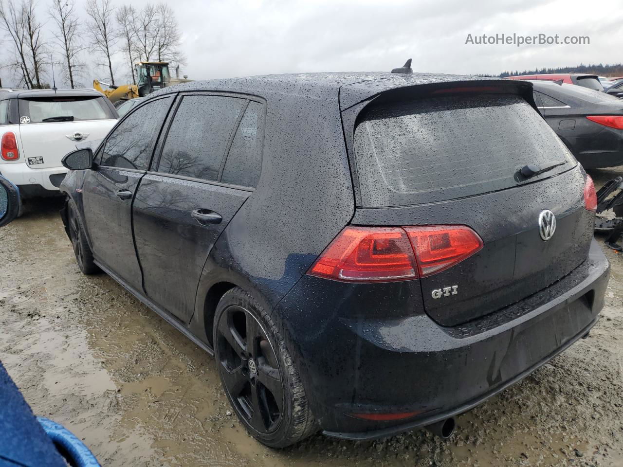 2016 Volkswagen Gti S/se Black vin: 3VW5T7AU3GM054999