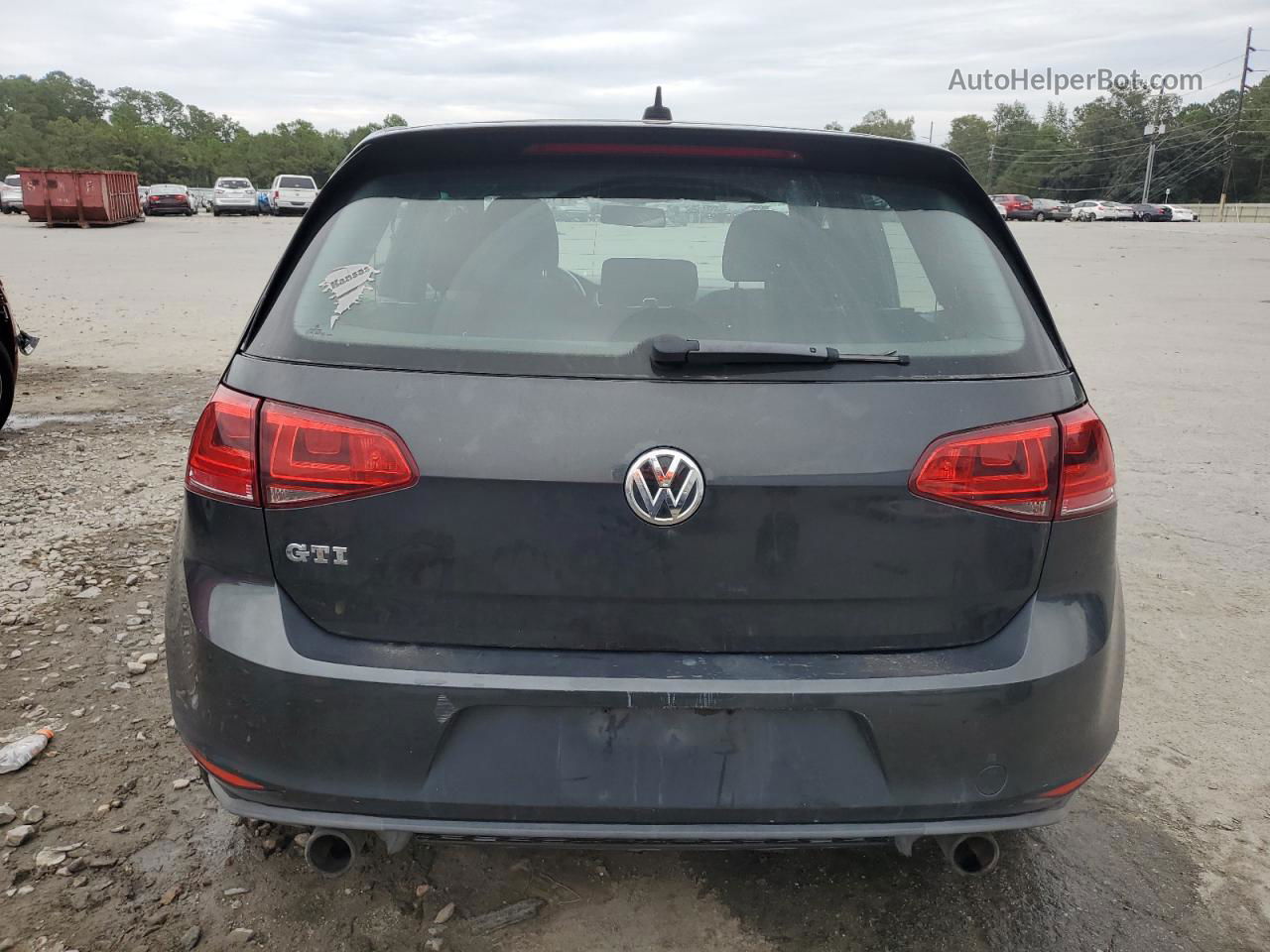 2017 Volkswagen Gti S Gray vin: 3VW5T7AU3HM029831