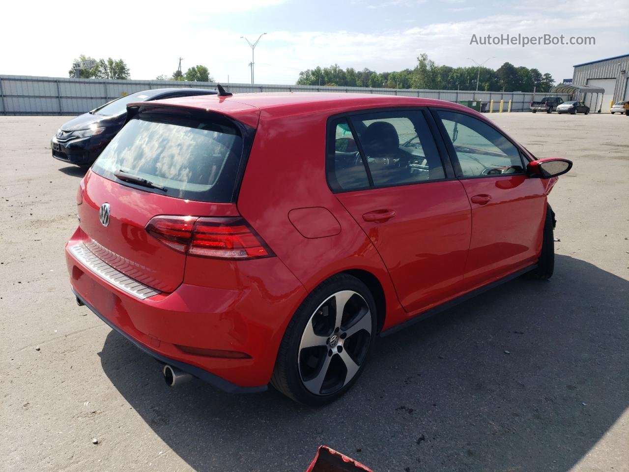 2019 Volkswagen Gti S Красный vin: 3VW5T7AU3KM011613