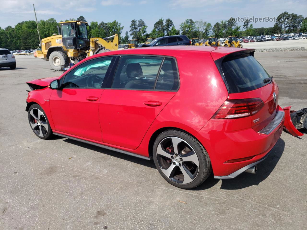 2019 Volkswagen Gti S Красный vin: 3VW5T7AU3KM011613