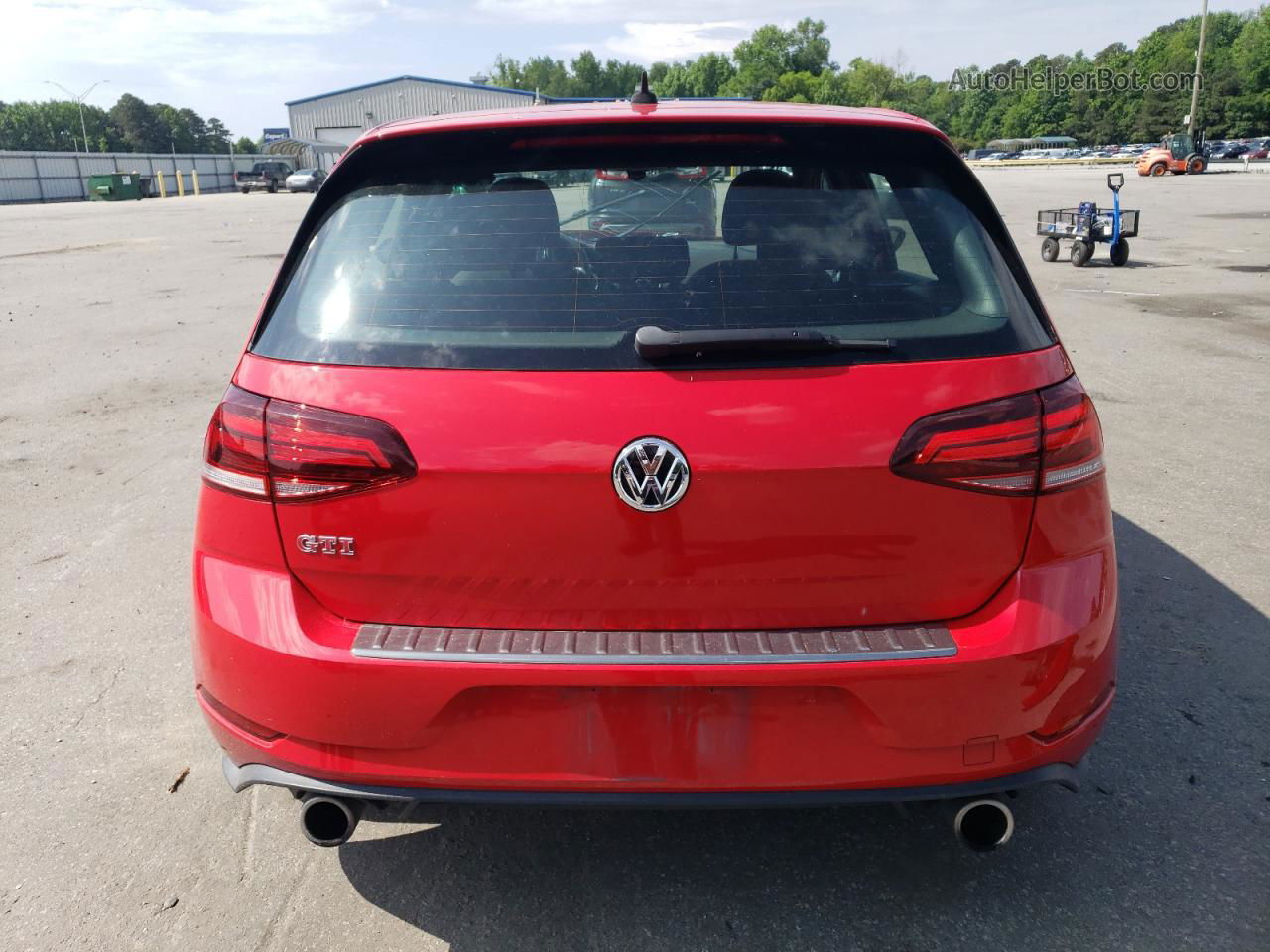 2019 Volkswagen Gti S Красный vin: 3VW5T7AU3KM011613