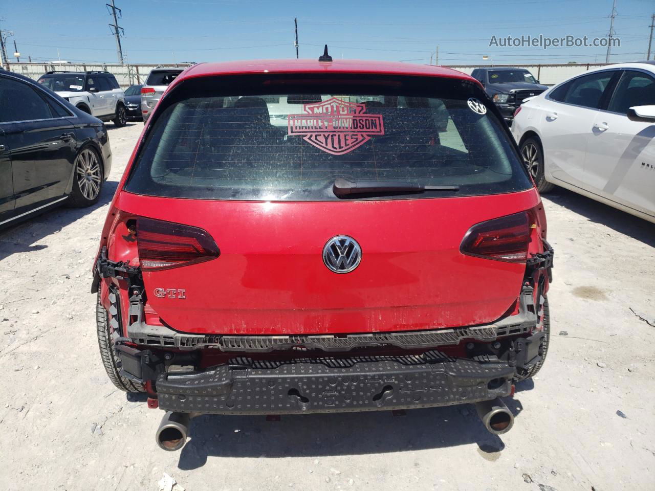 2019 Volkswagen Gti S Red vin: 3VW5T7AU3KM016925