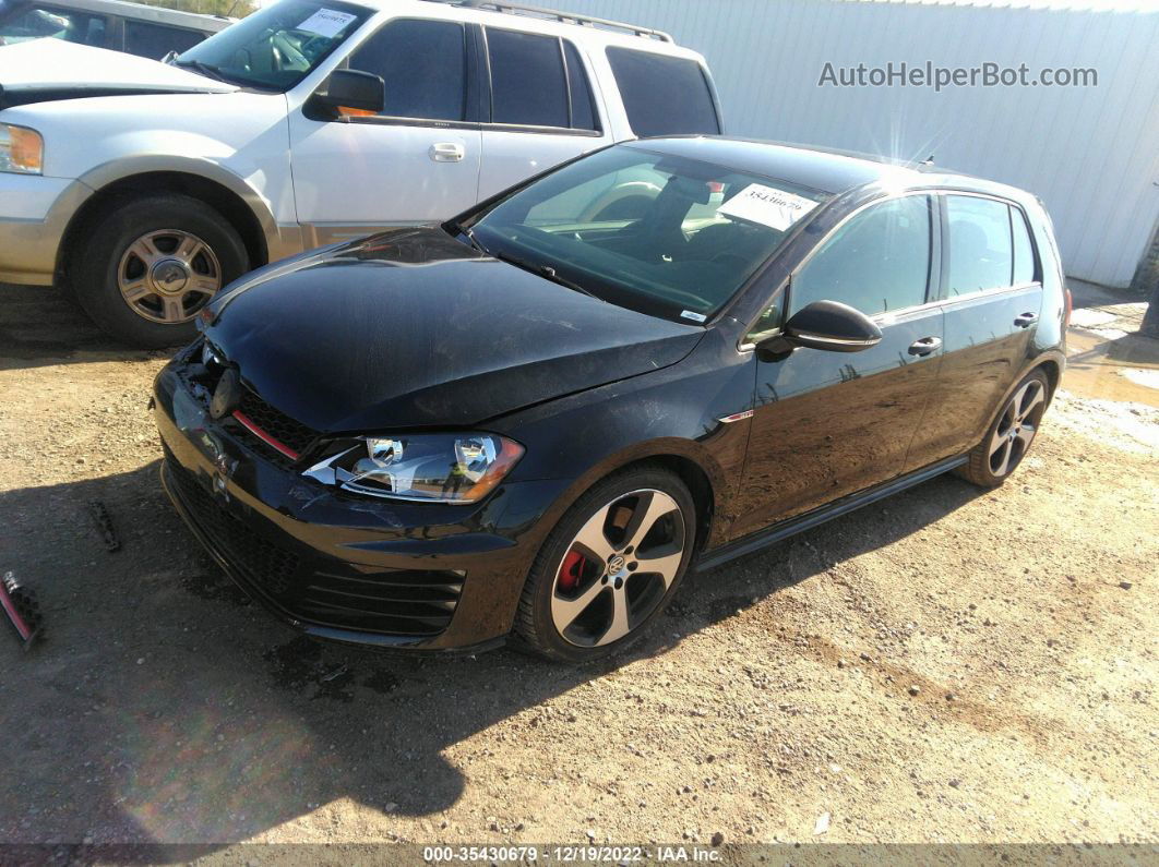 2015 Volkswagen Golf Gti 2.0t S 4-door Черный vin: 3VW5T7AU4FM005101