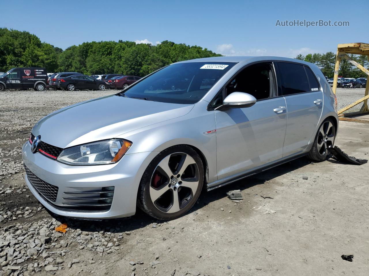 2016 Volkswagen Gti S/se Серебряный vin: 3VW5T7AU4GM019601