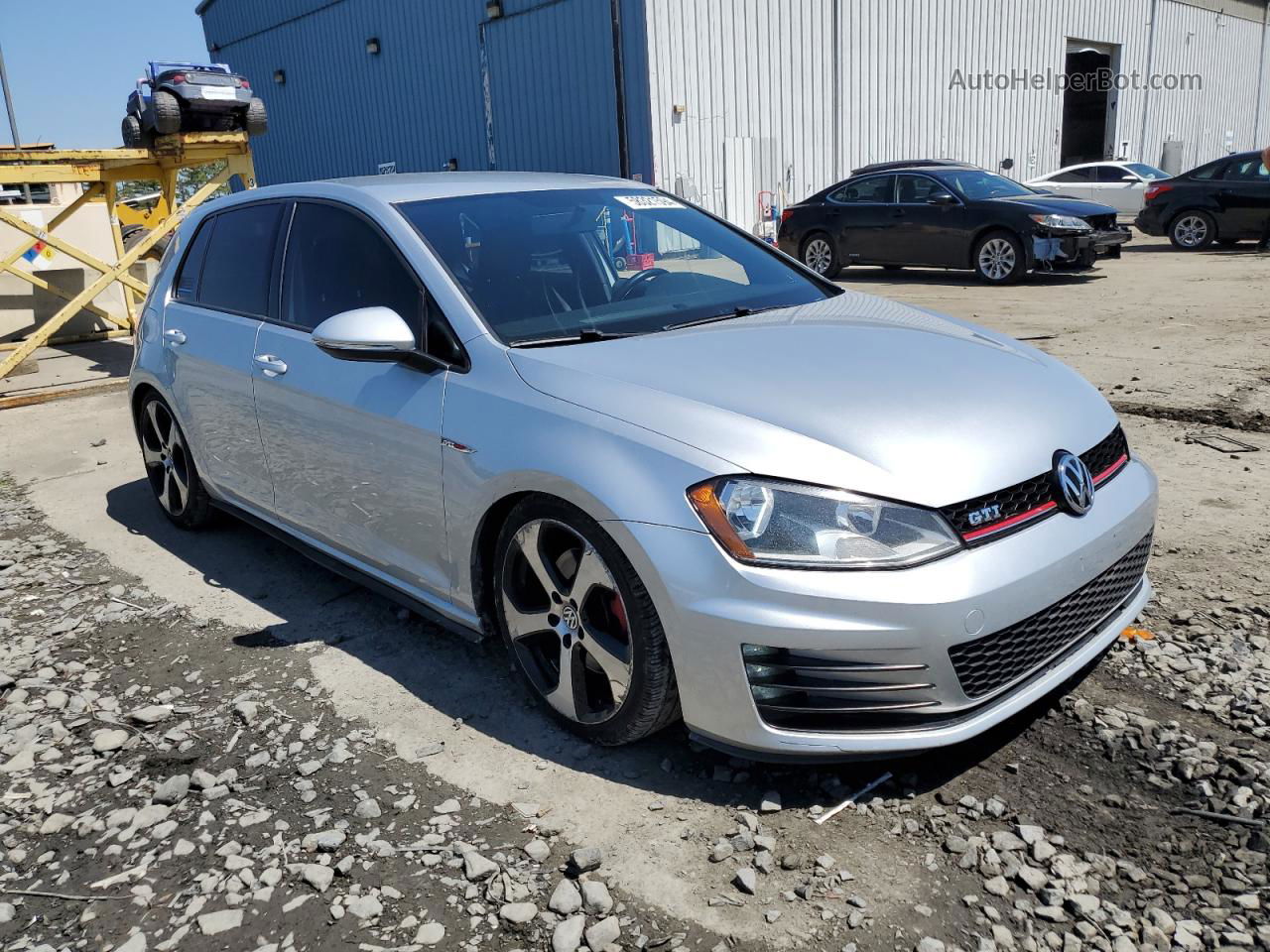 2016 Volkswagen Gti S/se Серебряный vin: 3VW5T7AU4GM019601