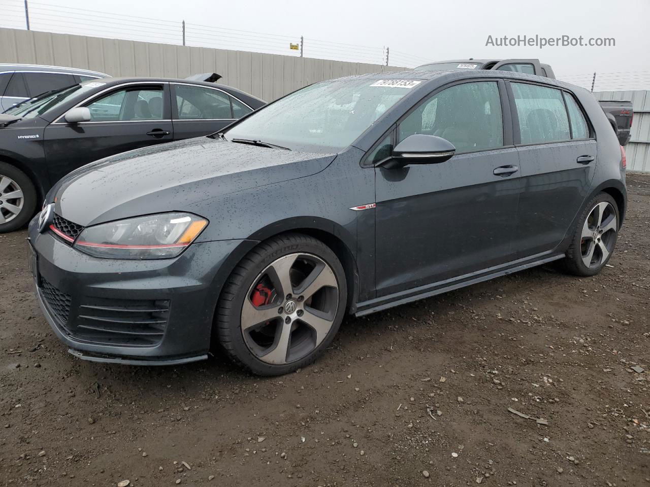 2016 Volkswagen Gti S/se Серый vin: 3VW5T7AU4GM034387