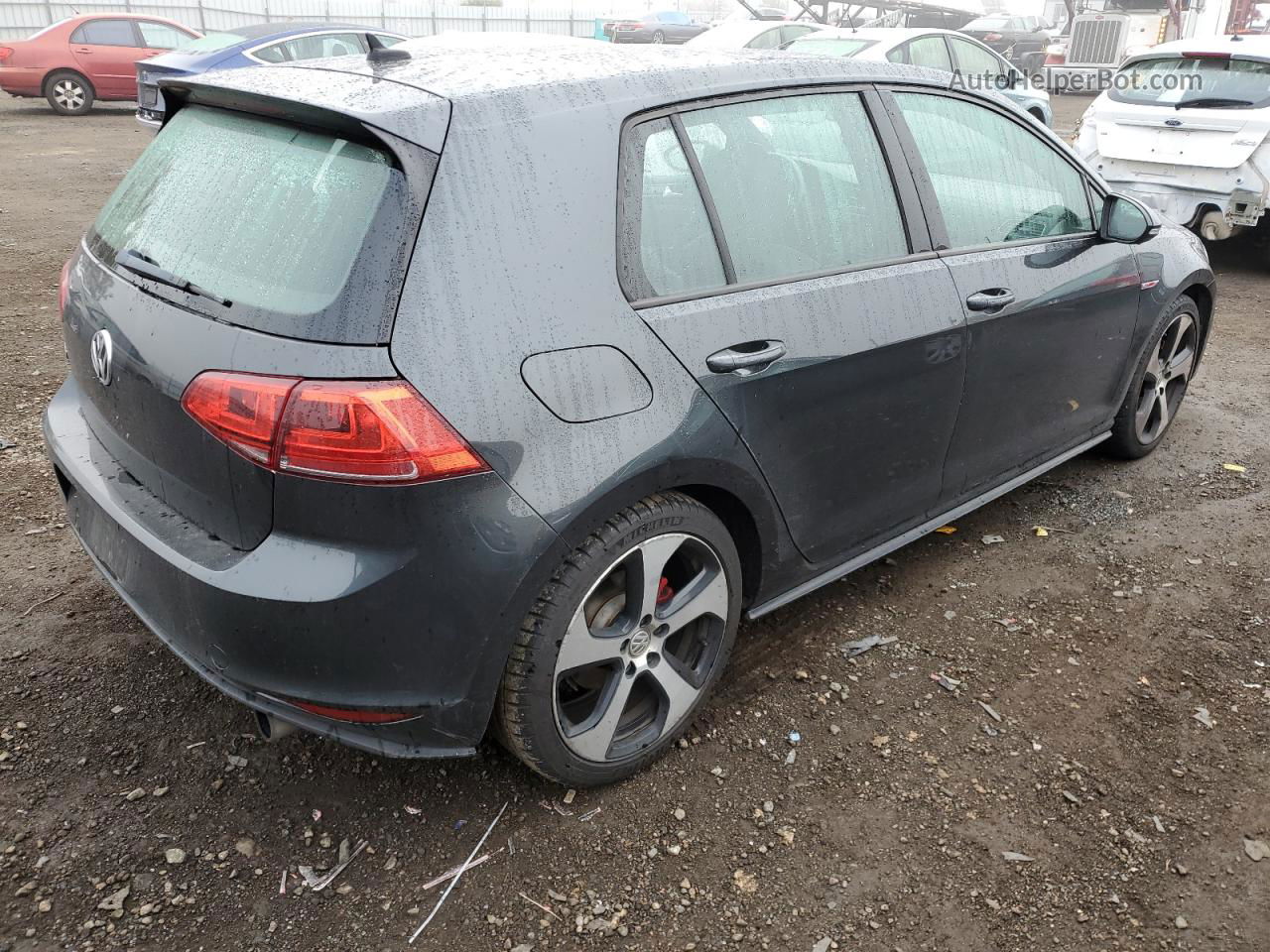 2016 Volkswagen Gti S/se Серый vin: 3VW5T7AU4GM034387