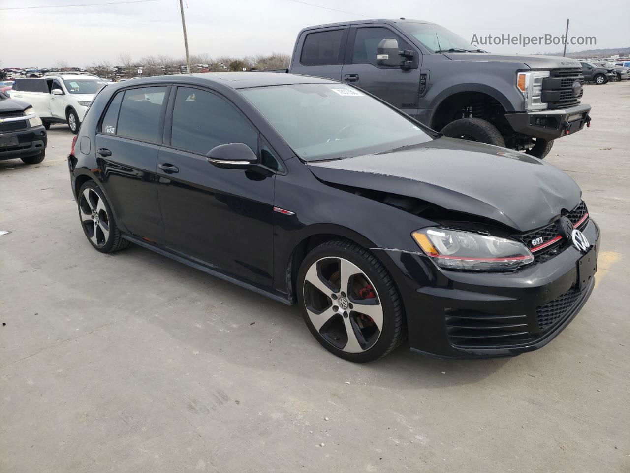 2016 Volkswagen Gti S/se Charcoal vin: 3VW5T7AU4GM043669