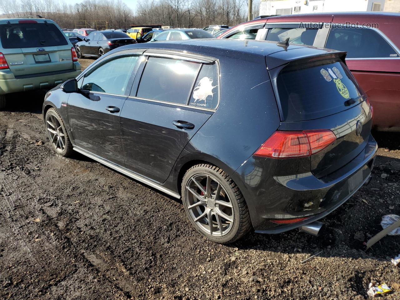 2016 Volkswagen Gti S/se Черный vin: 3VW5T7AU4GM050542