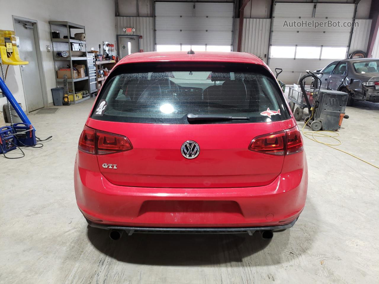 2016 Volkswagen Gti S/se Red vin: 3VW5T7AU4GM060780