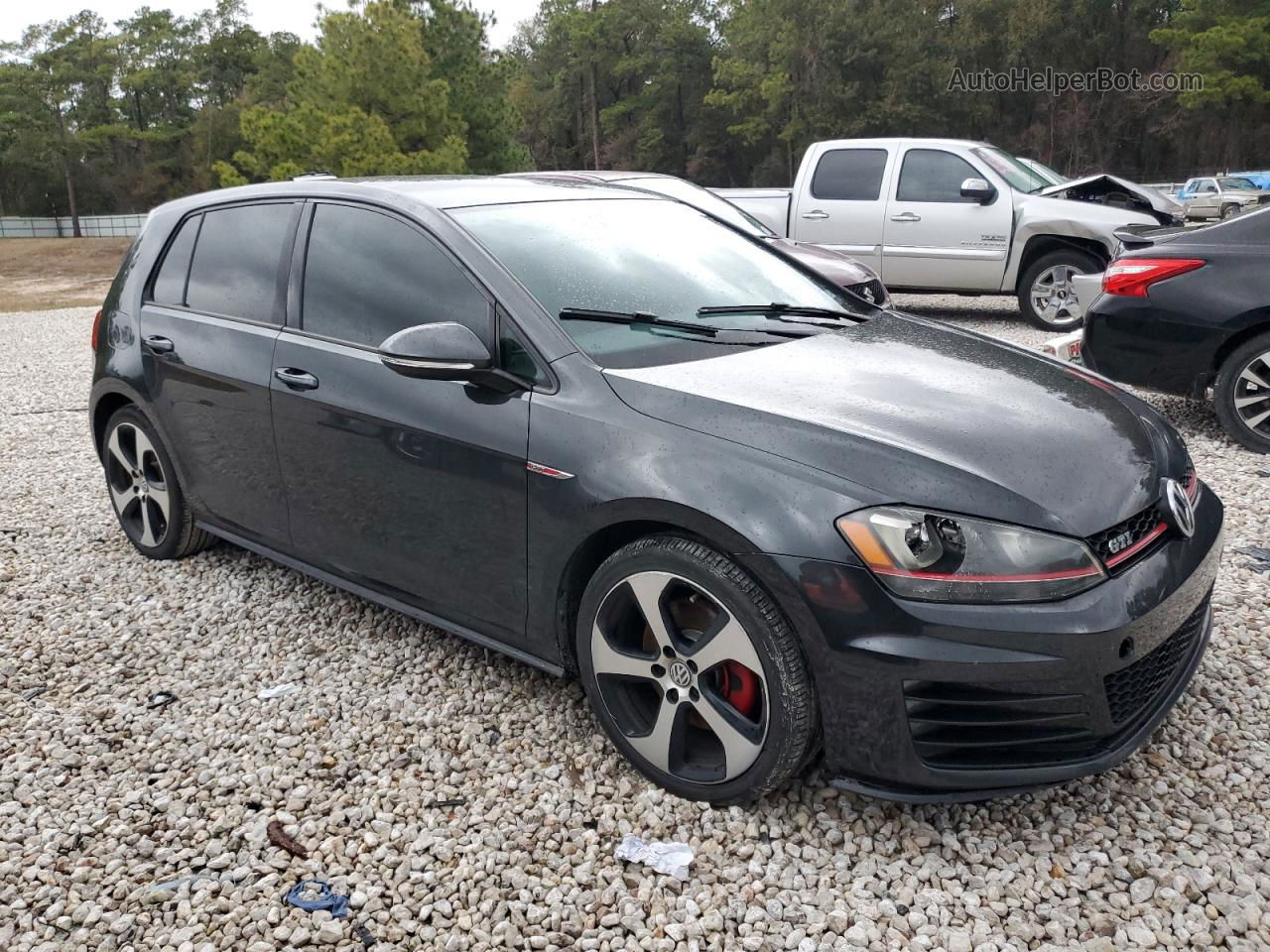 2016 Volkswagen Gti S/se Black vin: 3VW5T7AU4GM069821