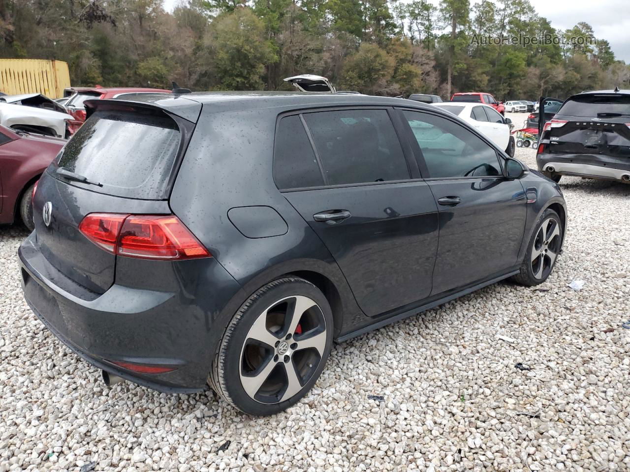 2016 Volkswagen Gti S/se Black vin: 3VW5T7AU4GM069821