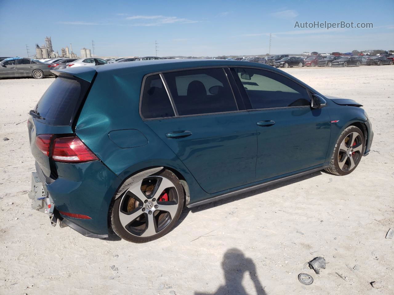 2019 Volkswagen Gti S Green vin: 3VW5T7AU4KM014665