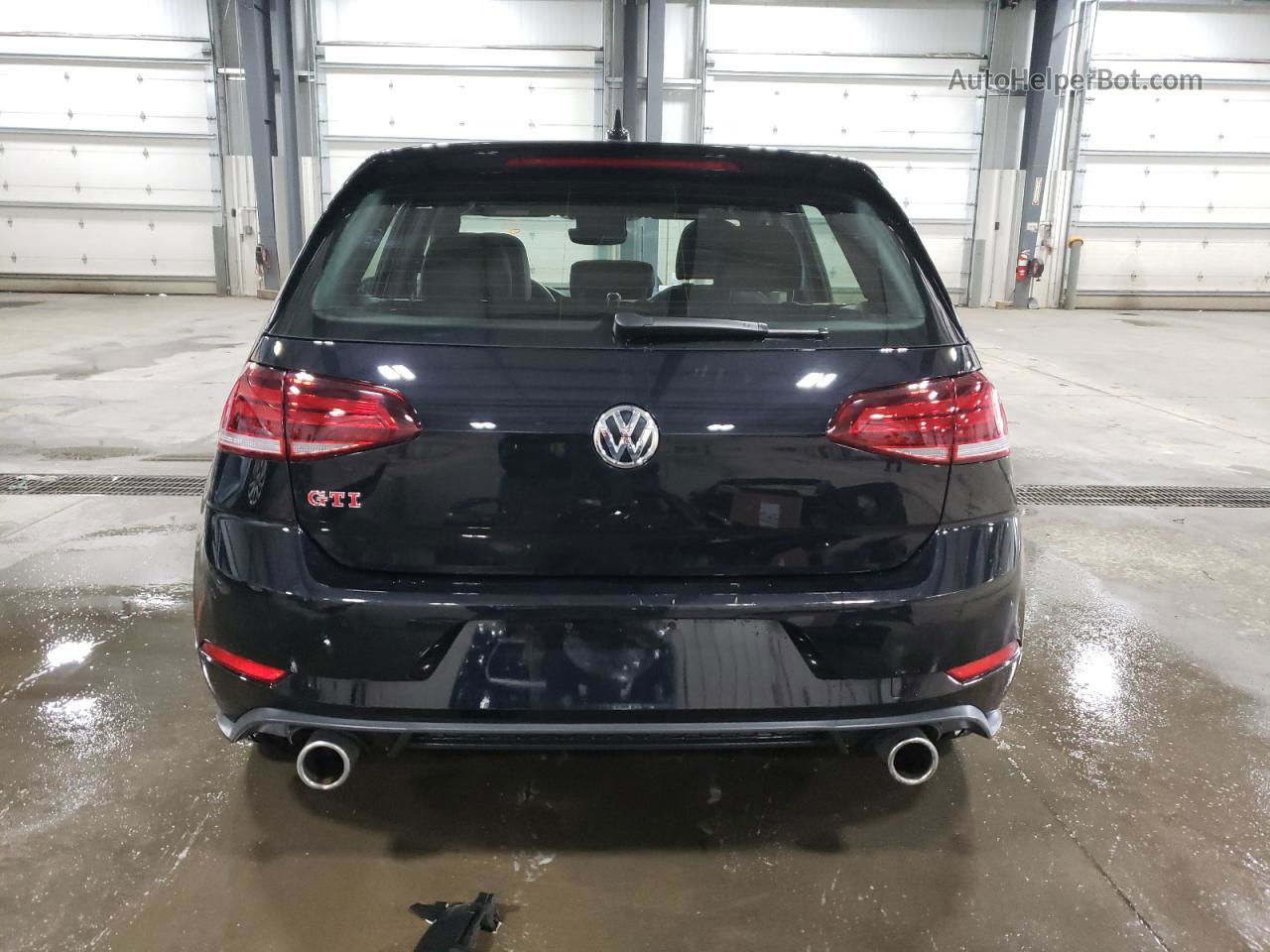 2019 Volkswagen Gti S Black vin: 3VW5T7AU4KM036651