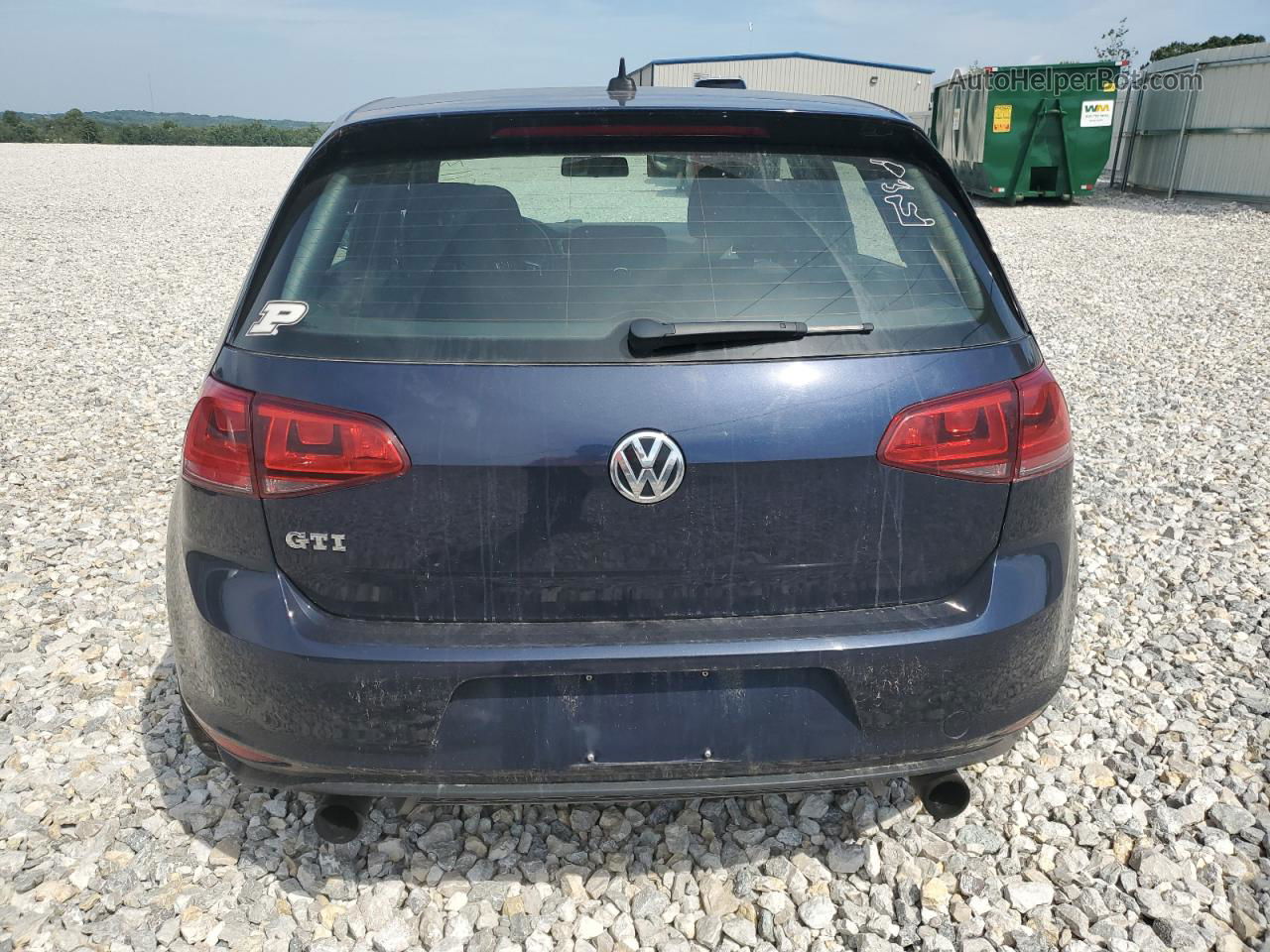 2016 Volkswagen Gti S/se Blue vin: 3VW5T7AU5GM039629