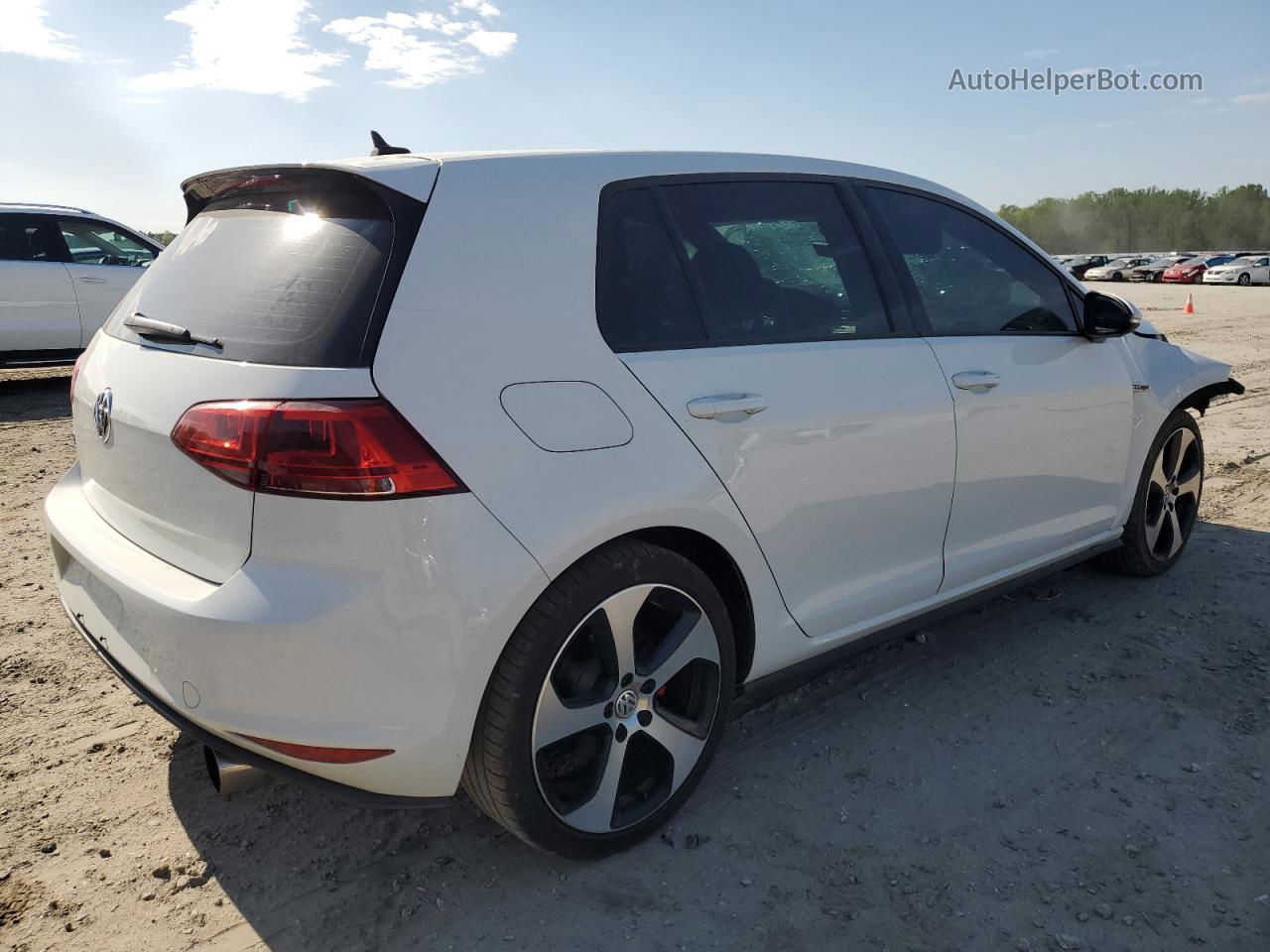 2017 Volkswagen Gti S White vin: 3VW5T7AU5HM001853