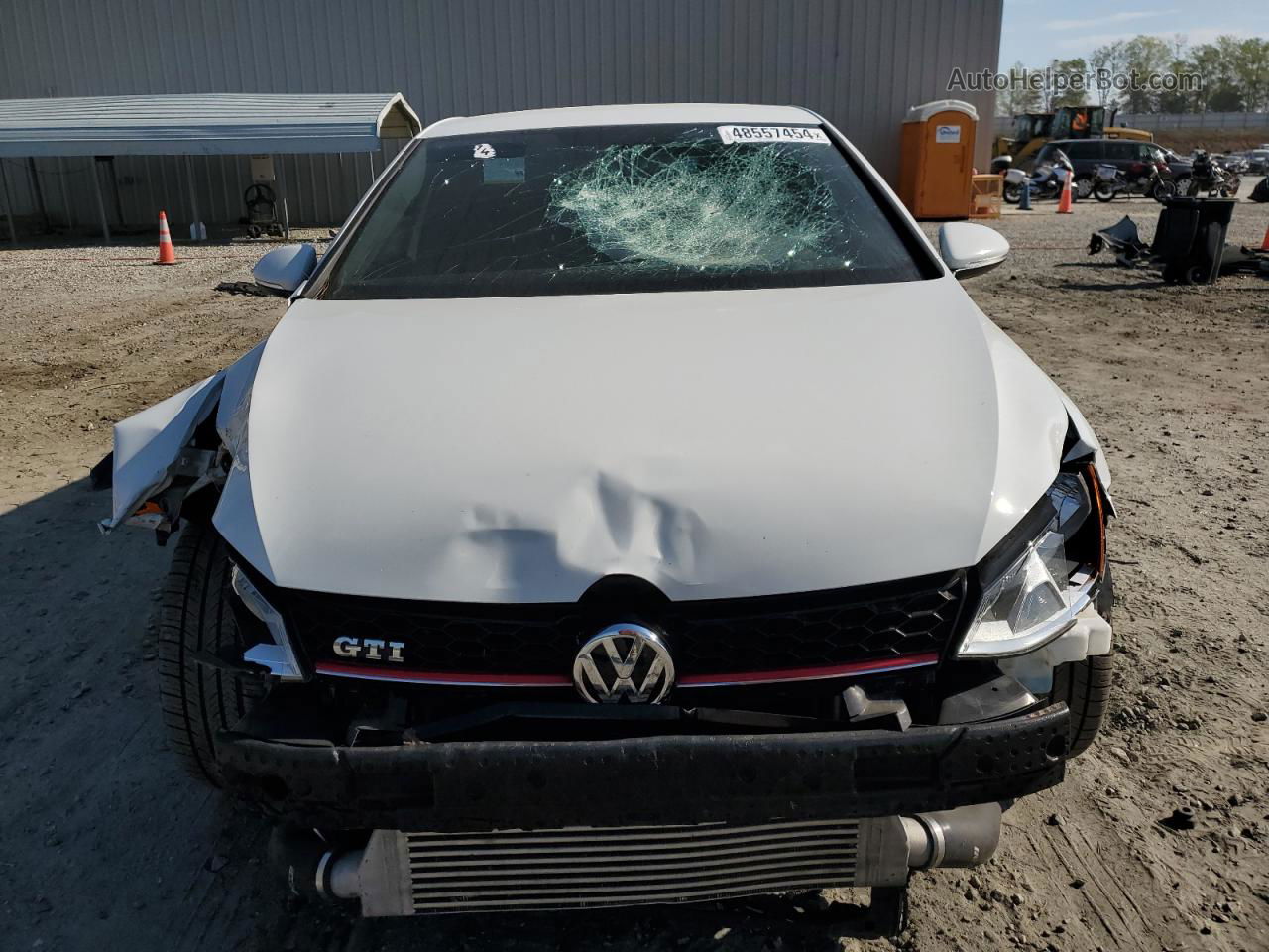 2017 Volkswagen Gti S White vin: 3VW5T7AU5HM001853