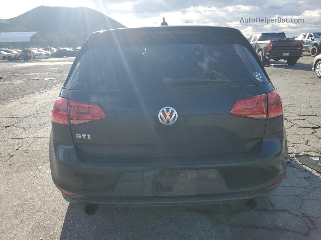 2017 Volkswagen Gti S Black vin: 3VW5T7AU5HM015512