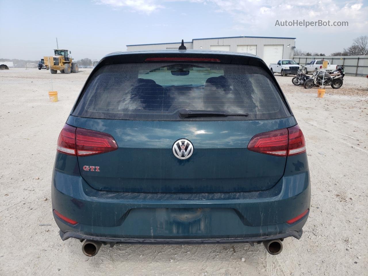 2019 Volkswagen Gti S Зеленый vin: 3VW5T7AU5KM010074