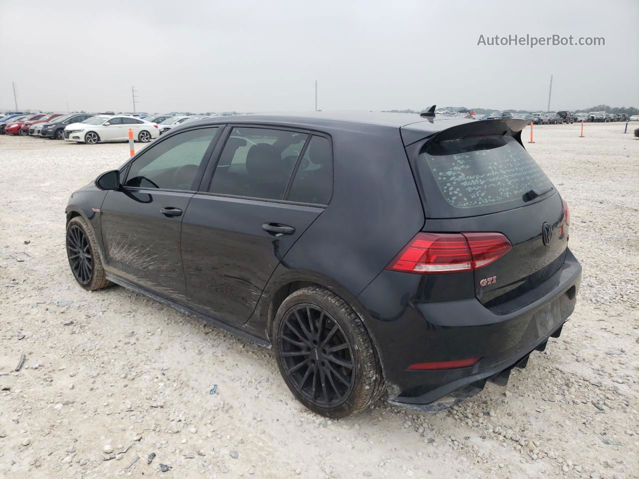 2019 Volkswagen Gti S Black vin: 3VW5T7AU5KM026002