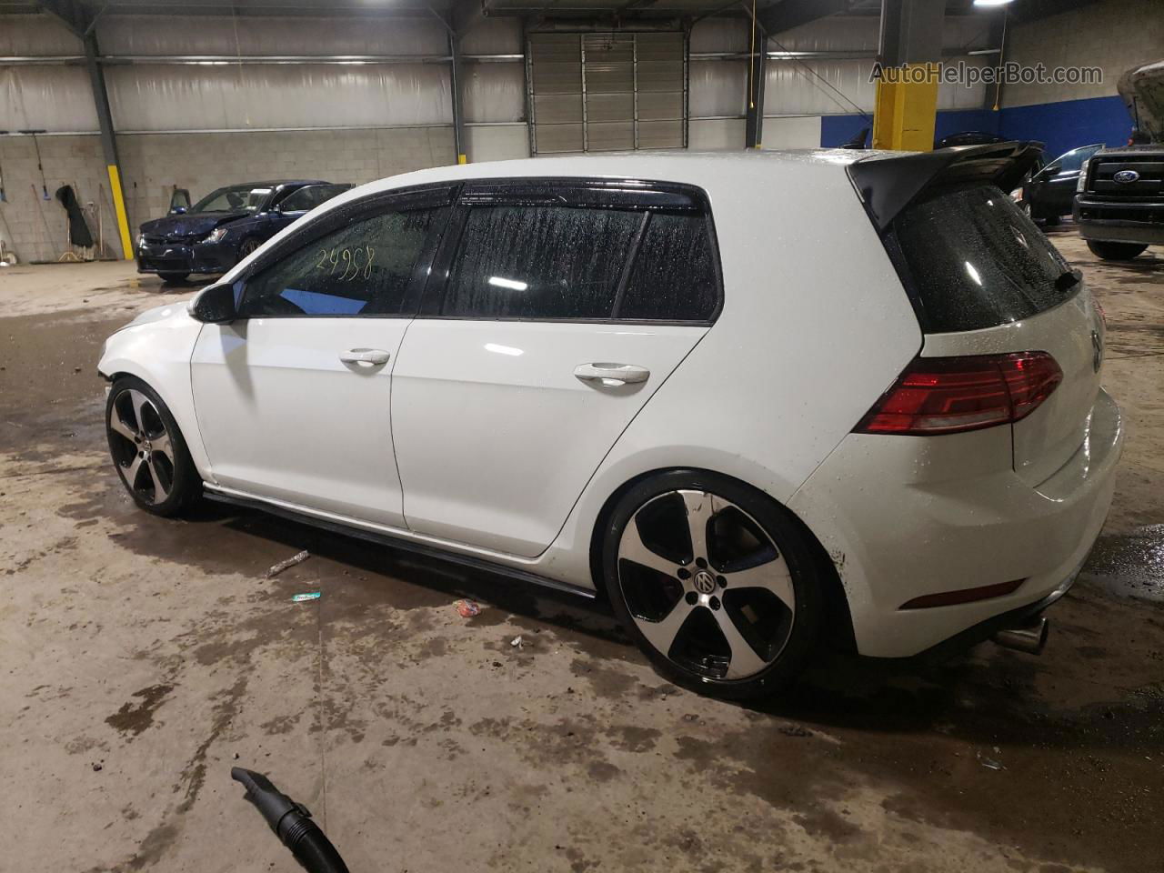 2019 Volkswagen Gti S White vin: 3VW5T7AU5KM028588