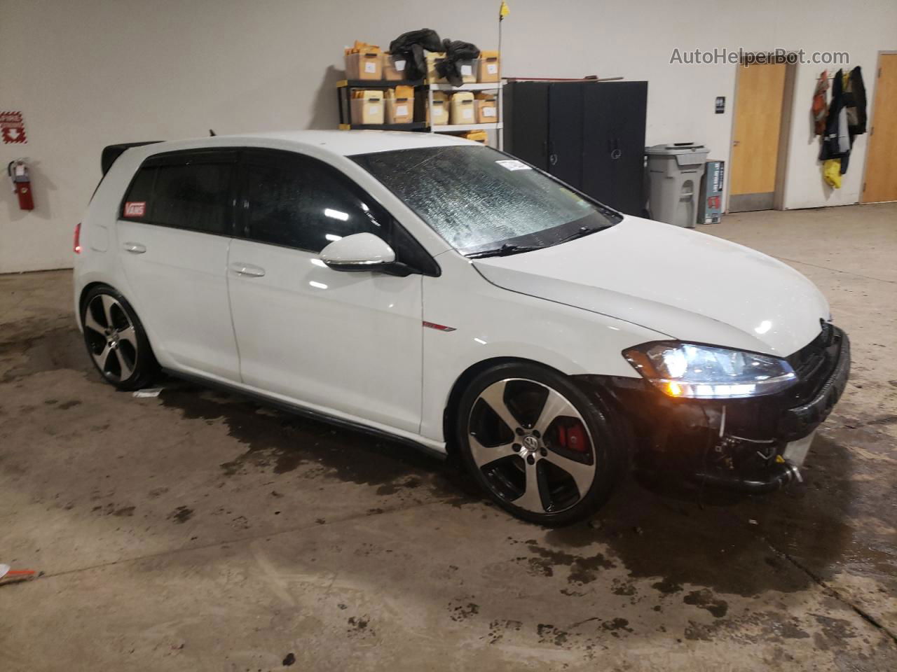 2019 Volkswagen Gti S Белый vin: 3VW5T7AU5KM028588