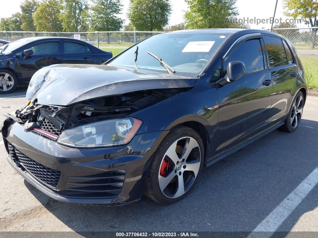 2015 Volkswagen Golf Gti 2.0t S 4-door Черный vin: 3VW5T7AU6FM004676