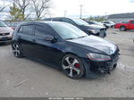 2015 Volkswagen Golf Gti 2.0t Autobahn 4-door Black vin: 3VW5T7AU6FM006945