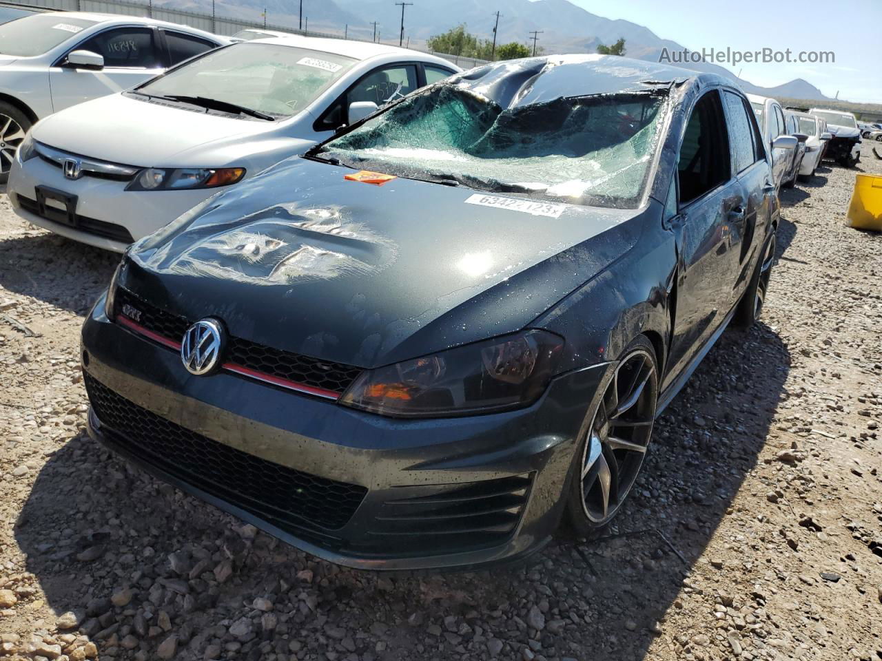 2016 Volkswagen Gti S/se Black vin: 3VW5T7AU6GM019793