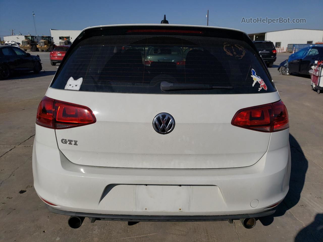 2016 Volkswagen Gti S/se Белый vin: 3VW5T7AU6GM042782